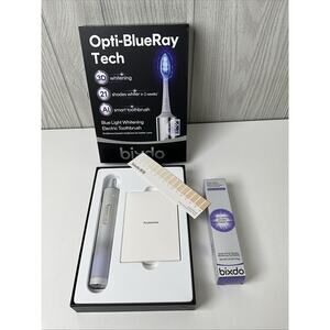 UNUSED bixdo Whitening Electric Toothbrush W60 Opti-blueray Tech + Toothpaste